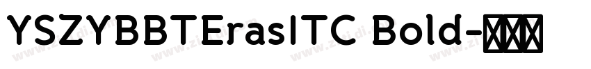 YSZYBBTErasITC Bold字体转换
